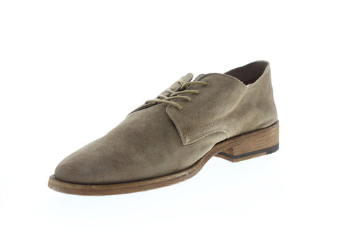 Frye Holden Oxford 80410 Mens Gray Suede Casual Lace Up Oxfords Shoes