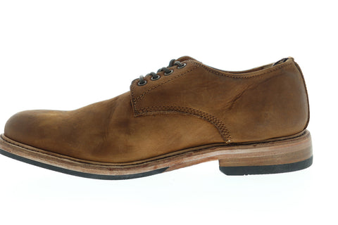 Frye Murray Oxford 80431 Mens Brown Leather Low Top Plain Toe Oxfords Shoes