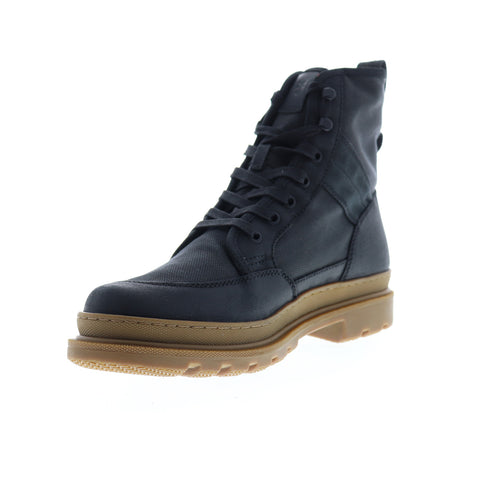 Frye Scout Boot 80438 Mens Black Canvas High Top Lace Up Casual Dress Boots