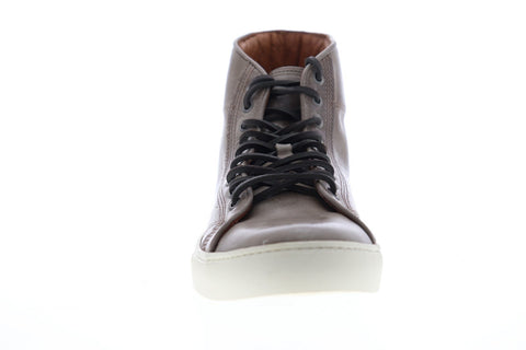 Frye Walker Midlace 80442 Mens Gray Leather Lace Up High Top Sneakers Shoes