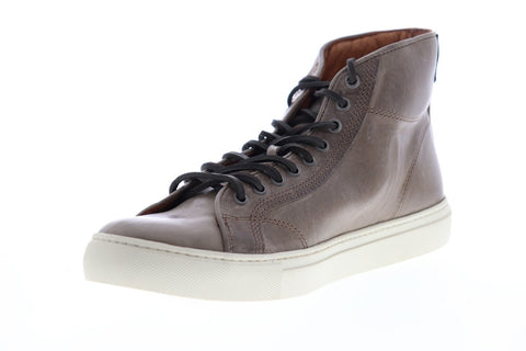 Frye Walker Midlace 80442 Mens Gray Leather Lace Up High Top Sneakers Shoes