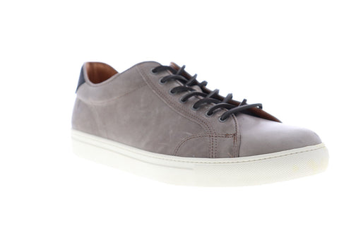 Frye Walker Low Lace 80443 Mens Gray Leather Lace Up Low Top Sneakers Shoes