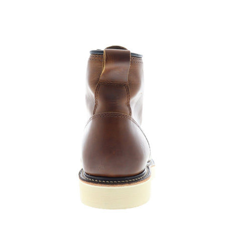 Frye Penn Wedge Workboot 80444 Mens Brown Leather Lace Up Boots Shoes