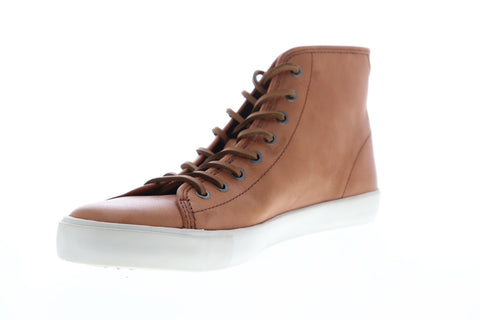 Frye Brett High 80448 Mens Brown Leather Lace Up Lifestyle Sneakers Shoes
