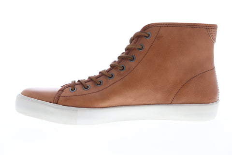 Frye Brett High 80448 Mens Brown Leather Lace Up Lifestyle Sneakers Shoes
