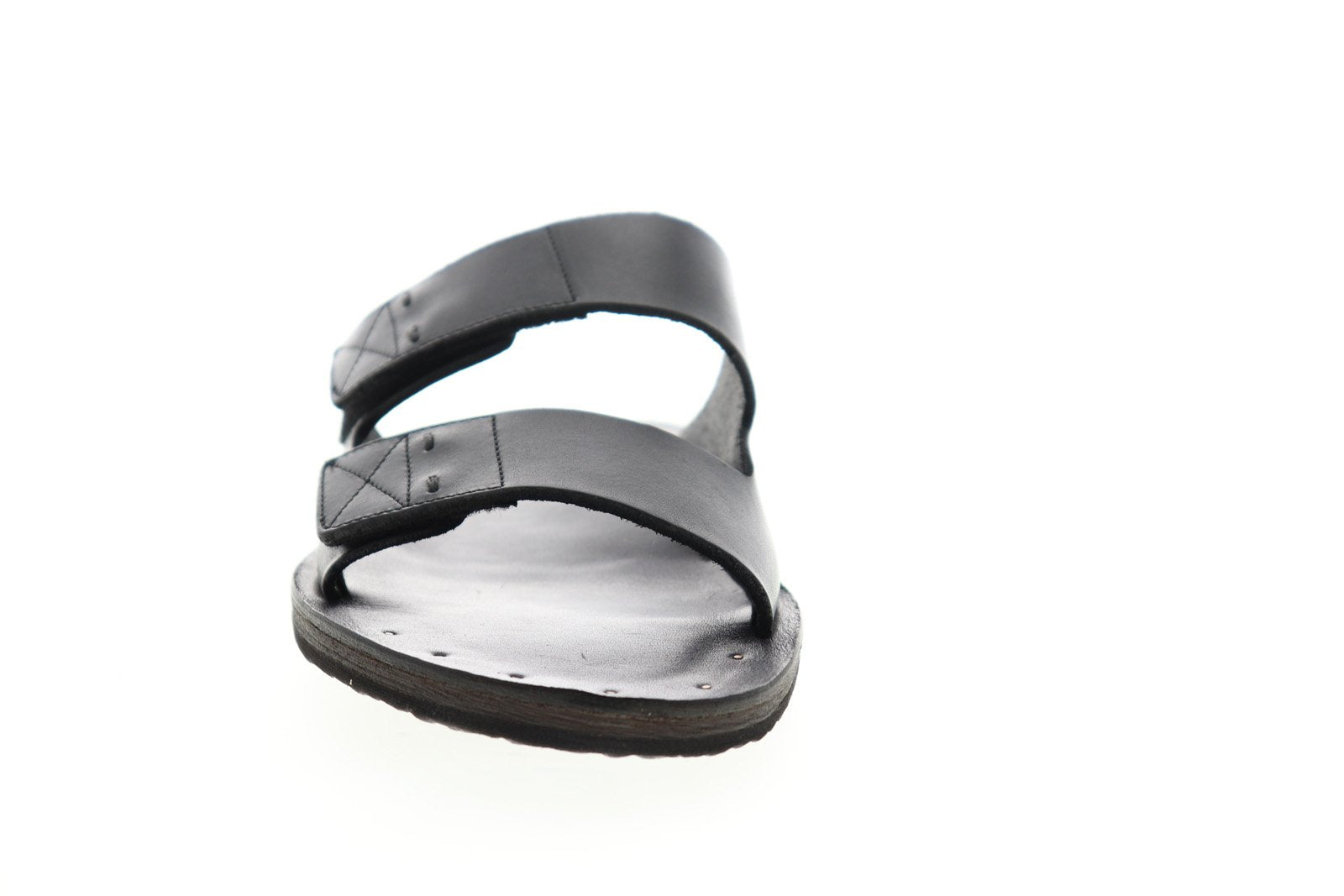Frye Cape Double Band 80504 Mens Black Leather Sport Sandals  display picture 1