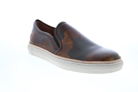Frye Essex Slip On 80513 Mens Brown Leather Slip On Lifestyle Sneakers Shoes