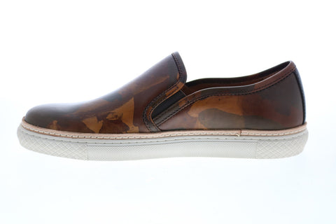 Frye Essex Slip On 80513 Mens Brown Leather Slip On Lifestyle Sneakers Shoes
