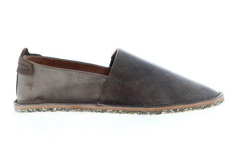 Frye Montauk A Line 80521 Mens Gray Leather Casual Slip On Loafers Shoes