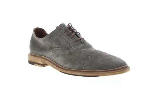 Frye Paul Bal Oxford 80523 Mens Gray Suede Casual Lace Up Oxfords Shoes