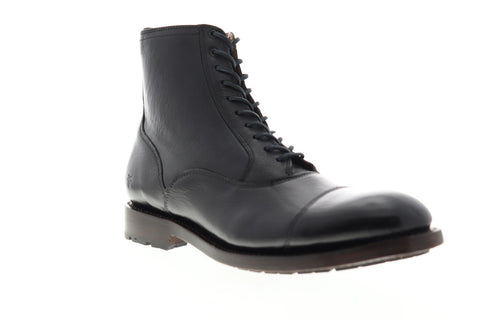 Frye Bowery Bal Lace Up 80529 Mens Black Leather Casual Dress Boots Shoes
