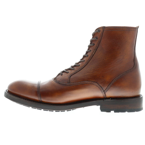 Frye Bowery Bal Lace Up 80529 Mens Brown Leather Casual Dress Boots Shoes