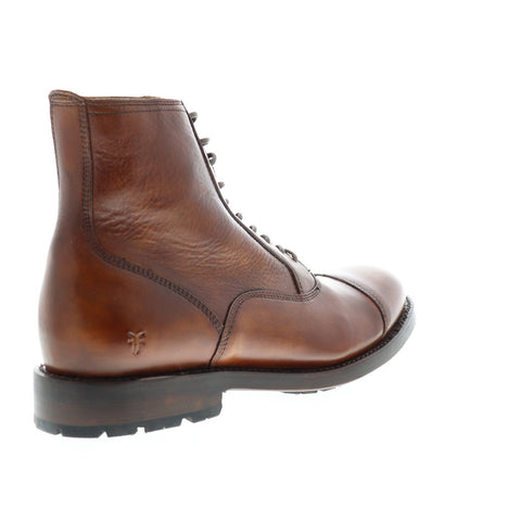 Frye Bowery Bal Lace Up 80529 Mens Brown Leather Lace Up Casual Dress