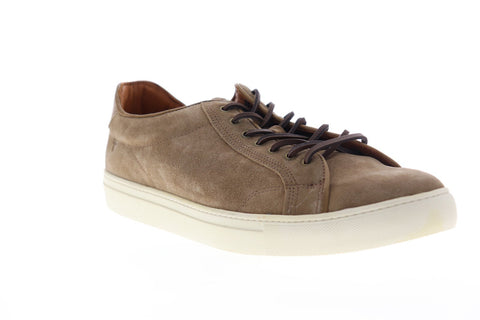 Frye Walker Low Lace 80532 Mens Brown Suede Lace Up Low Top Sneakers Shoes