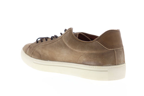 Frye Walker Low Lace 80532 Mens Brown Suede Lace Up Low Top Sneakers Shoes