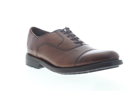 Frye Bowery Bal Oxford 80533 Mens Brown Leather Low Top Cap Toe Oxfords Shoes