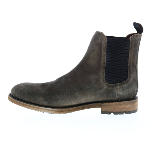 Frye Bowery Chelsea 80534 Mens Brown Suede Chelsea Boots