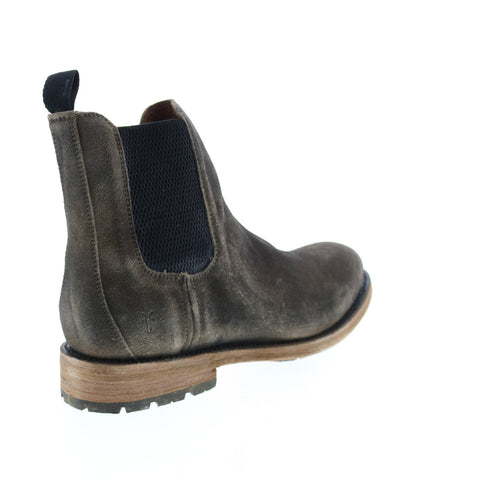 Frye Bowery Chelsea 80534 Mens Brown Suede Chelsea Boots