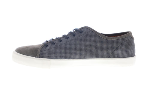 Frye Brett Low 80548 Mens Gray Leather Low Top Lace Up Lifestyle Sneakers Shoes