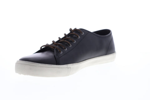 Frye Brett Low 80549 Mens Black Leather Lace Up Low Top Sneakers Shoes