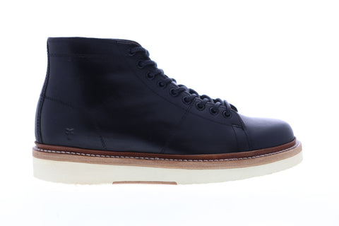 Frye Bryant Lace Up 80553 Mens Black Leather High Top Casual Dress Boots