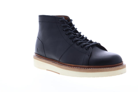 Frye Bryant Lace Up 80553 Mens Black Leather High Top Casual Dress Boots