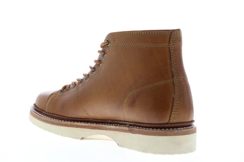 Frye Bryant Lace Up 80553 Mens Brown Leather Lace Up Casual Dress Boots Shoes