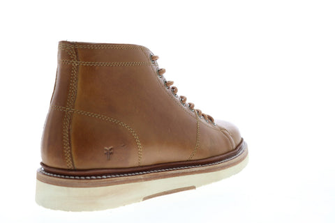 Frye Bryant Lace Up 80553 Mens Brown Leather Lace Up Casual Dress Boots Shoes