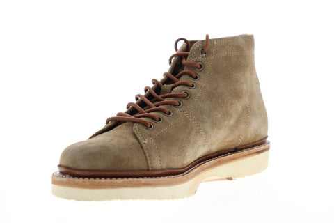 Frye Bryant Lace Up 80556 Mens Brown Suede Lace Up Casual Dress Boots Shoes
