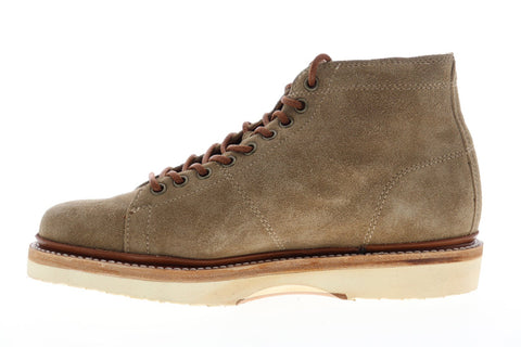 Frye Bryant Lace Up 80556 Mens Brown Suede Lace Up Casual Dress Boots Shoes