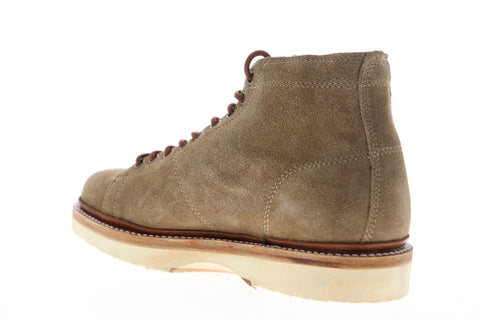 Frye Bryant Lace Up 80556 Mens Brown Suede Lace Up Casual Dress Boots Shoes