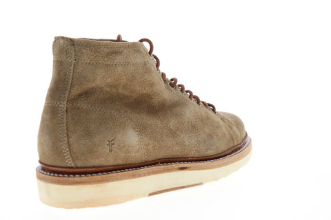 Frye Bryant Lace Up 80556 Mens Gray Suede Chukkas Lace Up Boots Shoes