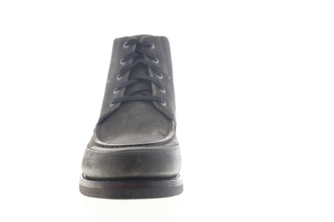 Frye Field Lace Up 80567 Mens Gray Leather High Top Casual Dress Boots