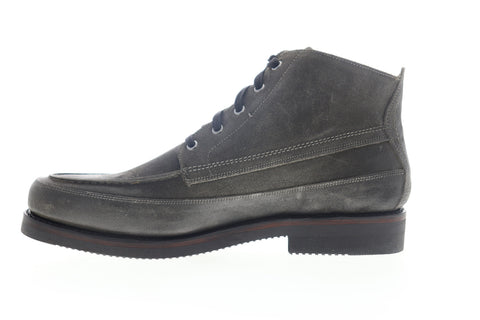 Frye Field Lace Up 80567 Mens Gray Leather High Top Casual Dress Boots