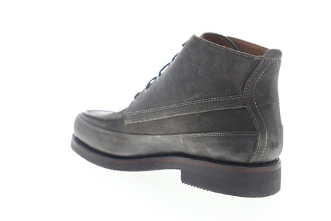 Frye Field Lace Up 80567 Mens Gray Leather High Top Casual Dress Boots