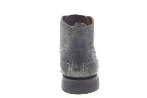 Frye Field Lace Up 80567 Mens Gray Leather High Top Casual Dress Boots