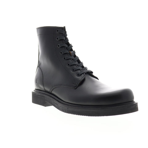 Frye Johnny Combat 80571 Mens Black Leather Casual Dress Boots Shoes