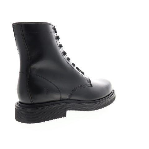 Frye Johnny Combat 80571 Mens Black Leather Lace Up Casual Dress Boots Shoes
