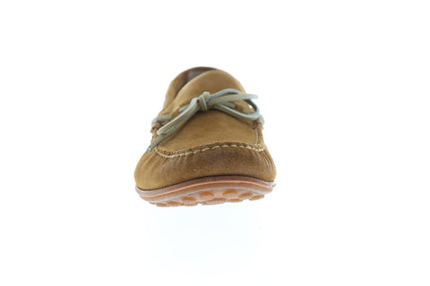 Frye Harris Tie Mens Brown Suede Casual Dress Slip On Loafers Shoes