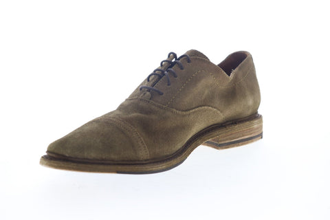 Frye Paul Bal Oxford 80594 Mens Green Suede Casual Lace Up Oxfords Shoes