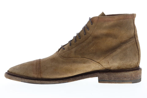 Frye Paul Lace Up 80595 Mens Brown Suede Lace Up Casual Dress Boots Shoes