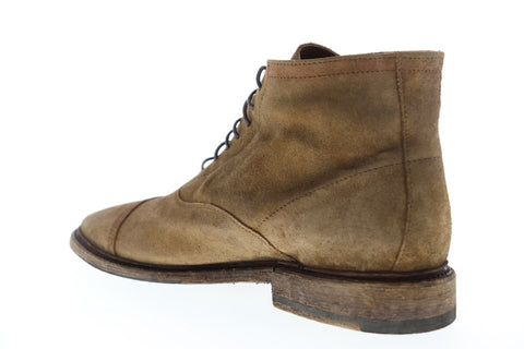 Frye Paul Lace Up 80595 Mens Brown Suede Lace Up Casual Dress Boots Shoes