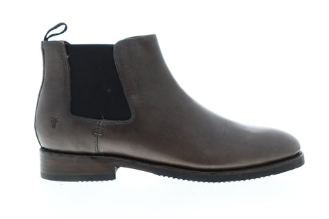 Frye Peyton Chelsea 80599 Mens Gray Leather Chelsea Boots
