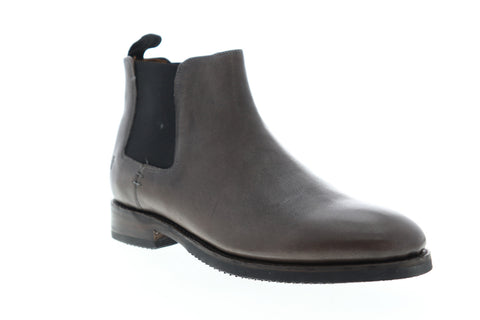 Frye Peyton Chelsea 80599 Mens Gray Leather Chelsea Boots