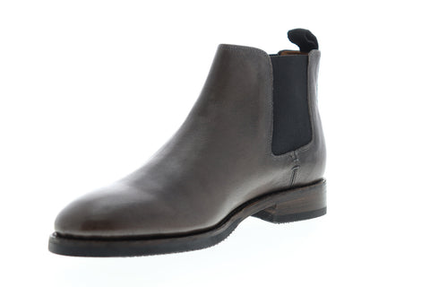 Frye Peyton Chelsea 80599 Mens Gray Leather Chelsea Boots