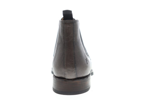 Frye Peyton Chelsea 80599 Mens Gray Leather Chelsea Boots