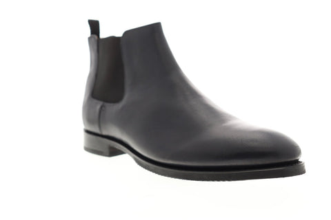 Frye Peyton Chelsea 80599 Mens Black Leather Slip On Chelsea Boots Shoes