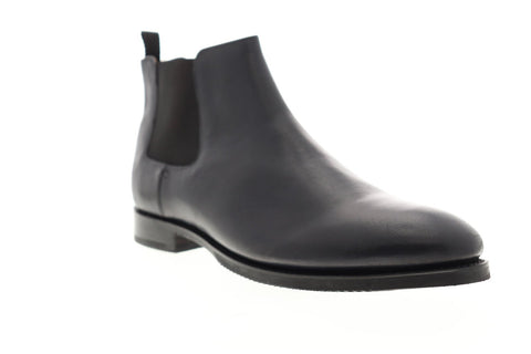 Frye Peyton Chelsea 80599 Mens Black Leather Slip On Chelsea Boots Shoes
