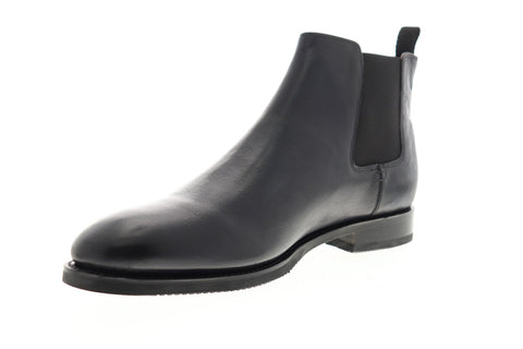 Frye Peyton Chelsea 80599 Mens Black Leather Slip On Chelsea Boots Shoes