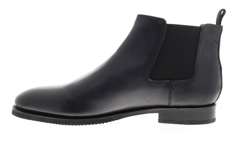 Frye Peyton Chelsea 80599 Mens Black Leather Slip On Chelsea Boots Shoes